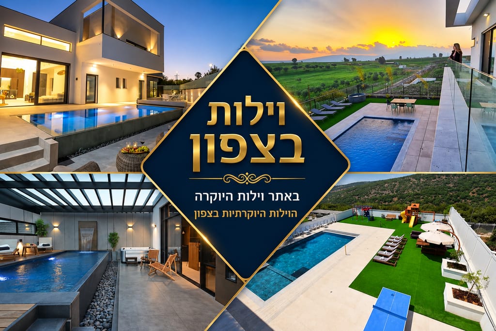 וילות בצפון באתר וילות היוקרה